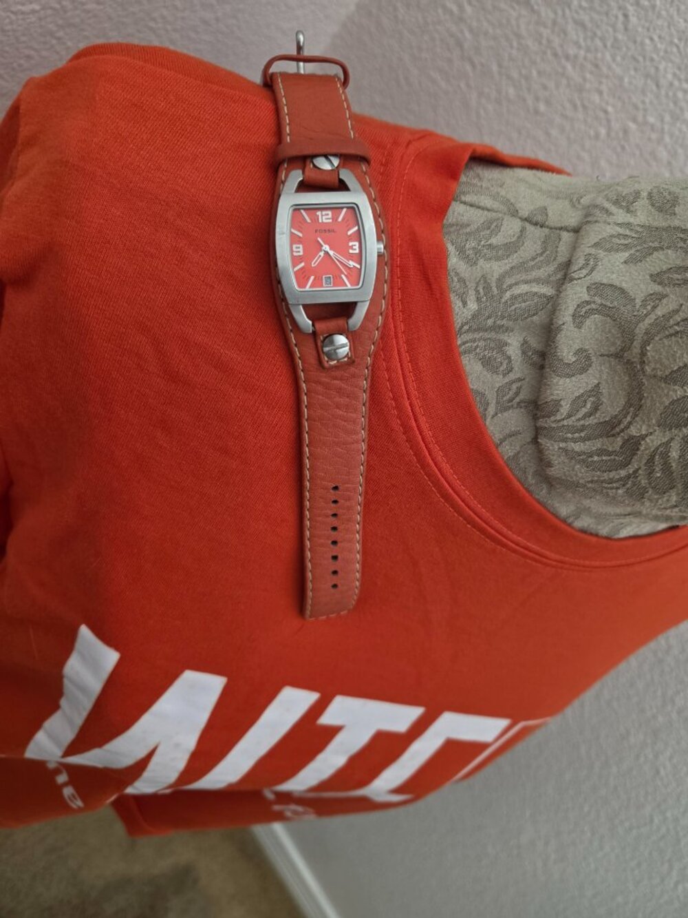 Fossil Watch & WTF Crewneck Long Sleeve Top - Picture 4 of 8